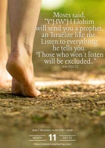 shalom-everlasting.com daily messages month 11 day23